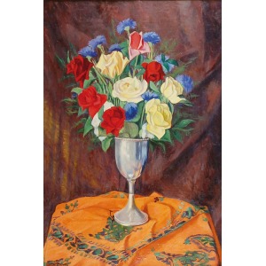 Szymon MONDZAIN (1890-1979), Kwiaty w kielichu