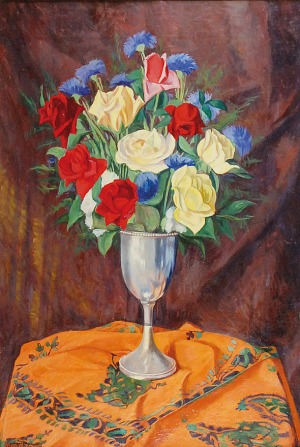 Szymon MONDZAIN (1890-1979), Kwiaty w kielichu