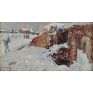 Artur MARKOWICZ (1872-1934), Motyw zimowy, 1922