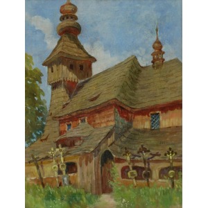 Jerzy KARSZNIEWICZ (1878-1945), Drewniany kościół