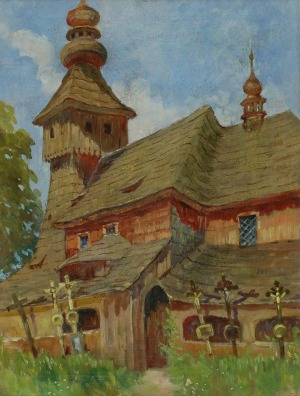 Jerzy KARSZNIEWICZ (1878-1945), Drewniany kościół