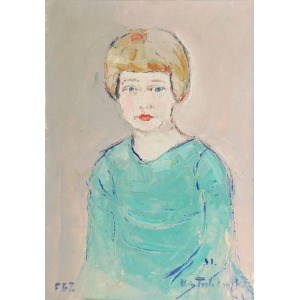 Włodzimierz TERLIKOWSKI (1873-1951), Portret dziewczynki, 1931