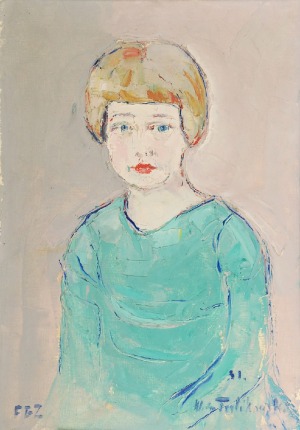 Włodzimierz TERLIKOWSKI (1873-1951), Portret dziewczynki, 1931
