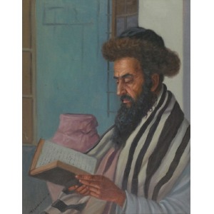 Konstanty SZEWCZENKO (1910-1991), Żyd czytający Talmud