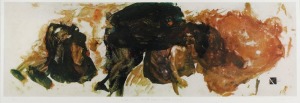 Aleksander MITKA (ur. 1946), Fryz  No 1. Pochód ślepców wg Bruegela, 2000