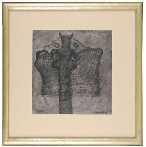 Jan LEBENSTEIN (1930-1999), Figura osiowa nr 4, 1961