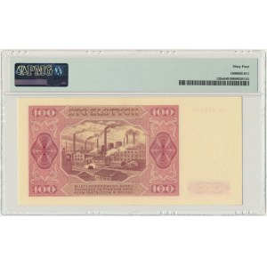 100 złotych 1948 - O - PMG 64 - RZADKI i PIĘKNY