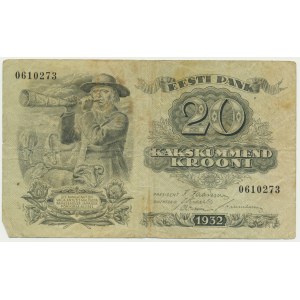 Estonia, 20 koron 1932