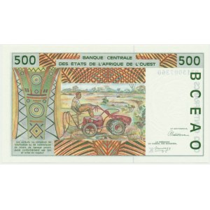 West African States, 500 Francs 2002