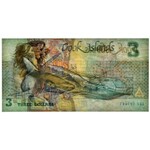 Cook Islands, 3 Dollars 1987