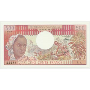 Gabon, 500 franków 1978