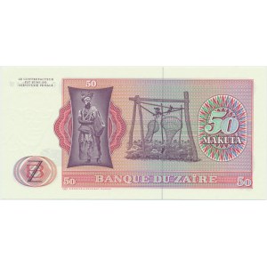 Congo (Zaire), 50 Makuta 1979