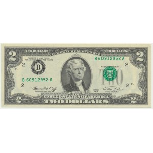 USA, Green Seal, 2 Dollars 1976 - Neff & Simon -