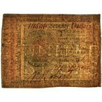 USA, Continental Currency, 70 dolarów 1779 - RZADKI