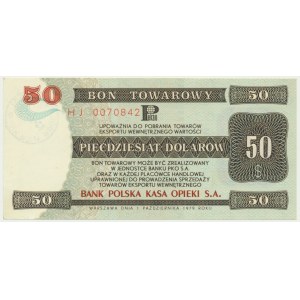 Pewex, 50 dolarów 1979 - HJ - WYŚMIENITY