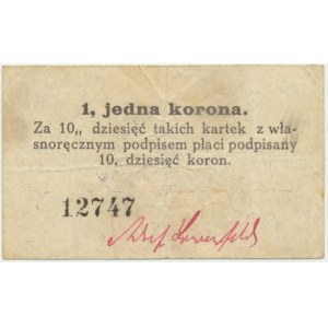 Chrzanów, 1 korona 1914 - RZADKI
