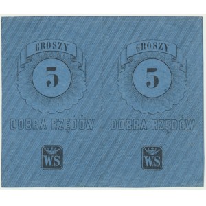 Dobra Rzędów, arkusz 2 x 5 groszy