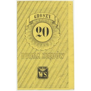 Dobra Rzędów, 20 groszy 186.