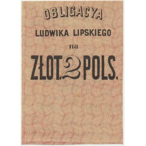 Piskorów, Ludwik Lipski, 2 złote 1863