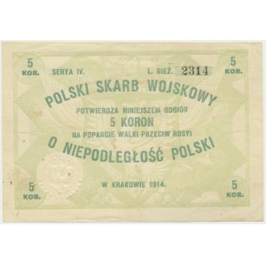 Polski Skarb Wojskowy, 5 koron 1914