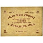 Polski Skarb Wojskowy, 50 koron 1914 - Kolekcja Lucow - DUŻA RZADKOŚĆ