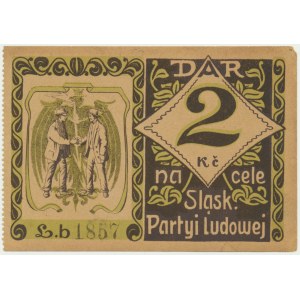 Śląsk Partii Ludowej, Dar na 2 korony - dekoracyjna grafika