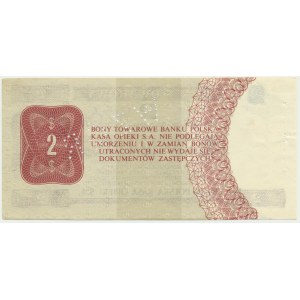 Pewex, 2 dolary 1979 - WZÓR - HM 0000000 -