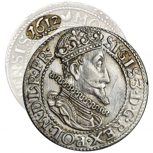 Sigismund III Vasa, 1/4 Thaler Danzig 1612 - RARE