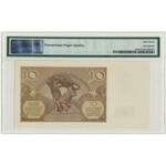 10 złotych 1940 - L. - PMG 67 EPQ - London Counterfeit