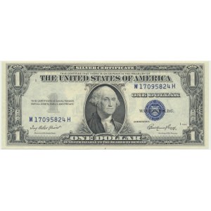 USA, Silver Certificate, 1 dolar 1935 - E - Priest & Humphrey
