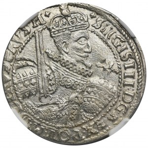 Sigismund III Vasa, 1/4 Thaler Bromberg 1622 - NGC MS61