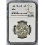 Zygmunt III Waza, Ort Bydgoszcz 1622 - NGC MS61