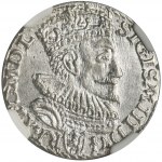 Sigismund III Vasa, 3 Groschen Marienburg 1594 - NGC MS62