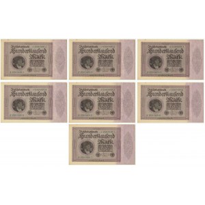 Germany, group of 100.000 Mark 1923 (7pcs)