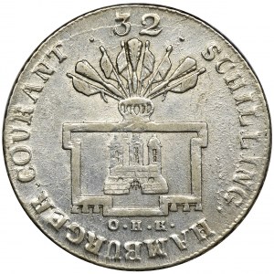 Germany, City of Hamburg, 32 Schilling 1796 OHK