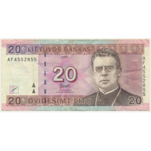 Litwa, 20 litów 2007