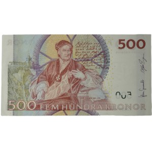 Szwecja, 500 koron 2001 - 2008 - wysoki nominał