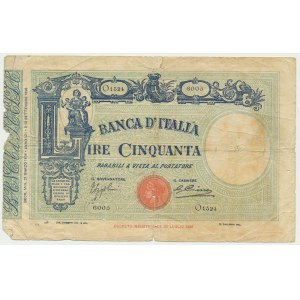 Italy, 50 Lire 1926