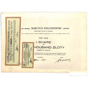 Kraków, Babcock-Zieleniewski, akcja na 1000 złotych 1929