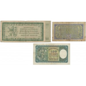 Czechoslovakia, Set 20-100 Korun (3 pcs.)