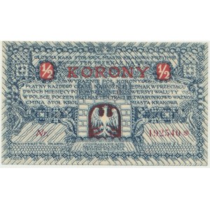 Kraków, 1/2 korony 1919