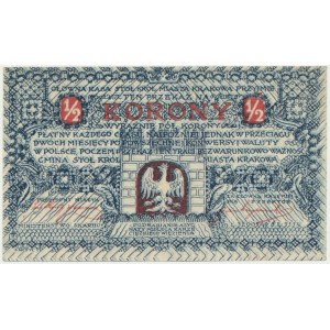 Kraków, 1/2 korony 1919