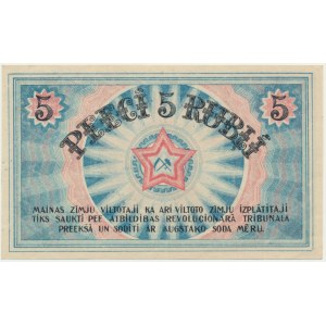 Latvia (Riga), 5 Rubles 1919