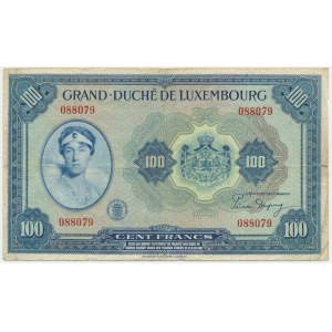 Luxembourg, 100 Francs (1944)