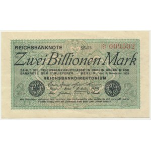 Germany, 2 billion Mark 1923