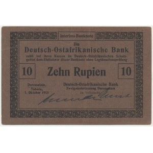 Germany, East Africa, 10 Rupees 1915