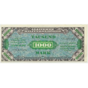 Germany, Allied Occupation Money, 1.000 Mark 1944