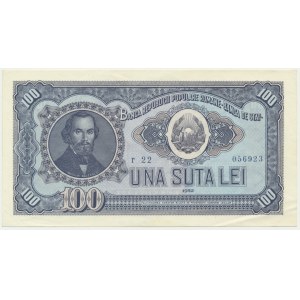 Rumunia, 100 lei 1952