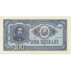 Romania, 100 Lei 1952