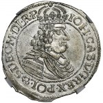 Jan II Kazimierz, Ort Toruń 1664 HDL - NGC MS63 - BARDZO RZADKI, ILUSTROWANY, z błędem TIIRVNENSIS